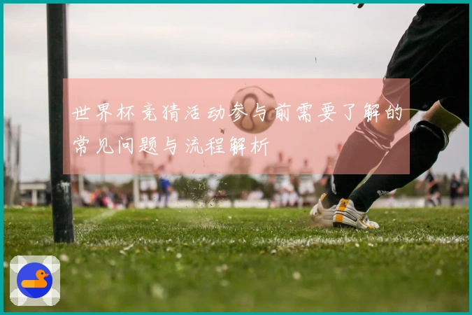 世界杯竞猜活动参与前需要了解的常见问题与流程解析