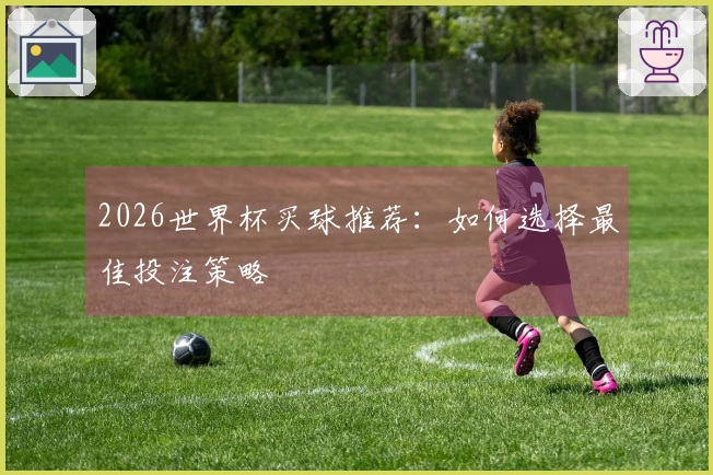 2026世界杯买球推荐：如何选择最佳投注策略